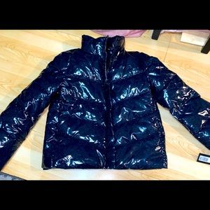 NWOT Woman's Betsey Johnson Navy Puffer Coat